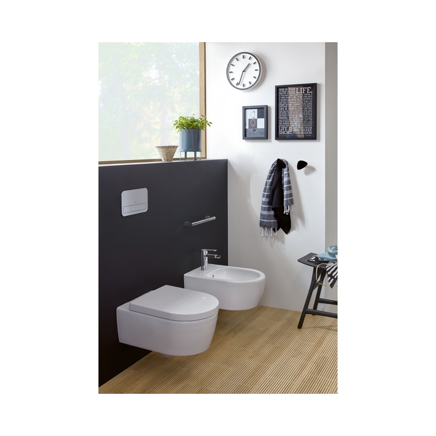 Villeroy & Boch 54050001 - Vægmonteret bidet AVENTO keramik/hvid