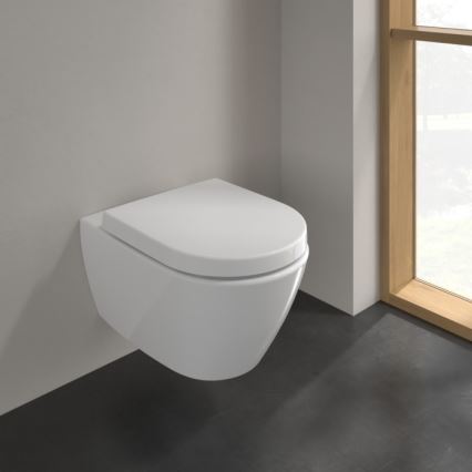 Villeroy & Boch 5614R001 - Vægmonteret WC SUBWAY 2.0 keramik/hvid