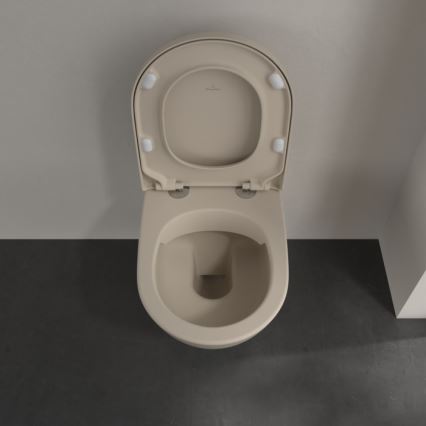 Villeroy & Boch 5614R0AM - Væghængt toilet SUBWAY 2.0 keramik/beige