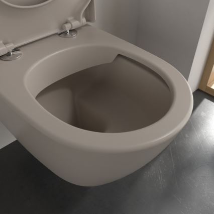 Villeroy & Boch 5614R0AM - Væghængt toilet SUBWAY 2.0 keramik/beige