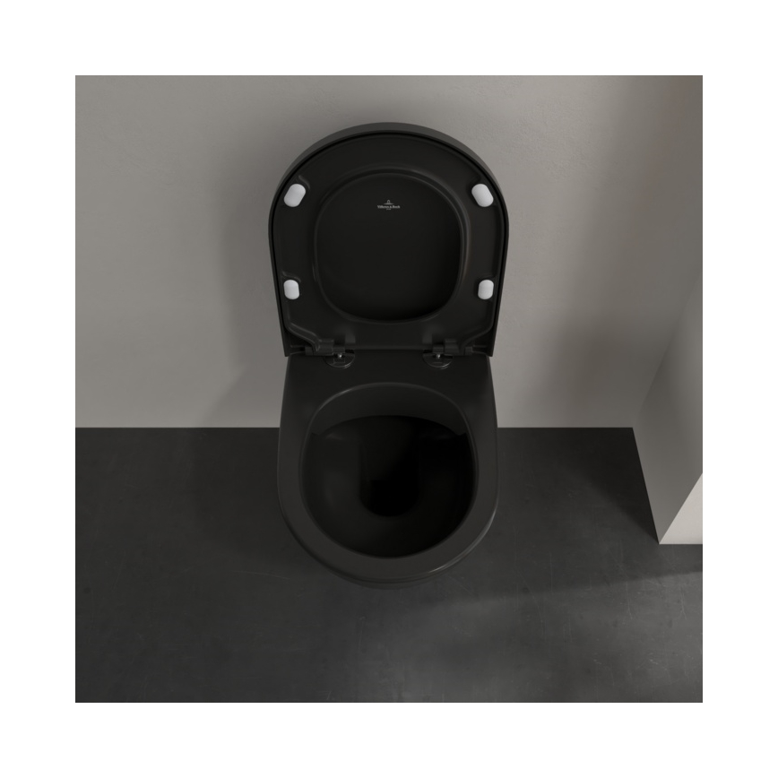 Villeroy & Boch 5614R0R7 - Væghængt WC SUBWAY keramik/sort