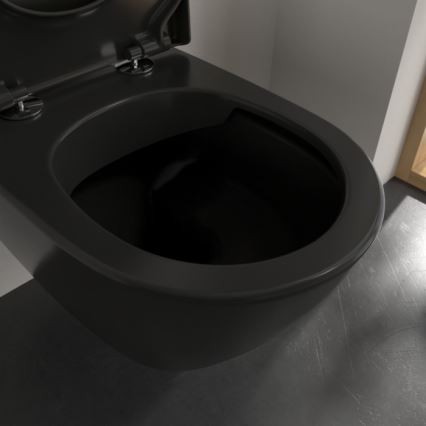 Villeroy & Boch 5614R0R7 - Væghængt WC SUBWAY keramik/sort