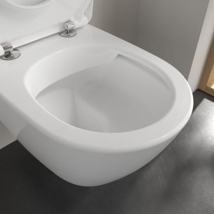 Villeroy & Boch 5614R201 - Væghængt WC med SoftClose-toiletsæde SUBWAY 2.0 keramik/hvid
