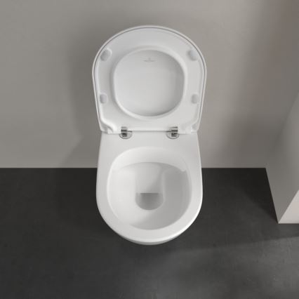 Villeroy & Boch 5614R2R1 - Vægophængt toilet med SoftClose-sæde SUBWAY 2.0 keramik/hvid