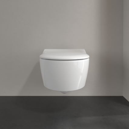 Villeroy & Boch 5656RS01 - Væghængt toilet med SoftClose AVENTO-toiletsæde, keramik/hvid