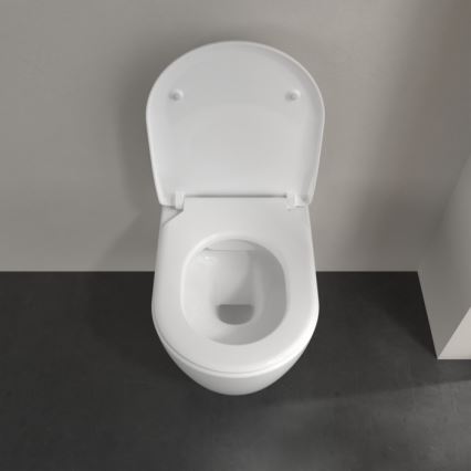 Villeroy & Boch 5656RS01 - Væghængt toilet med SoftClose AVENTO-toiletsæde, keramik/hvid