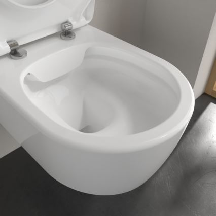 Villeroy & Boch 5656RS01 - Væghængt toilet med SoftClose AVENTO-toiletsæde, keramik/hvid