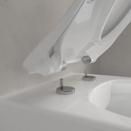 Villeroy & Boch 5656RS01 - Væghængt toilet med SoftClose AVENTO-toiletsæde, keramik/hvid