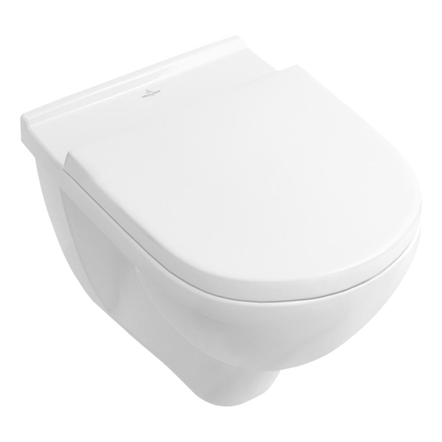 Villeroy & Boch 5660HR01 - Væghængt toilet med SoftClose-toiletsæde O.NOVO keramik/hvid