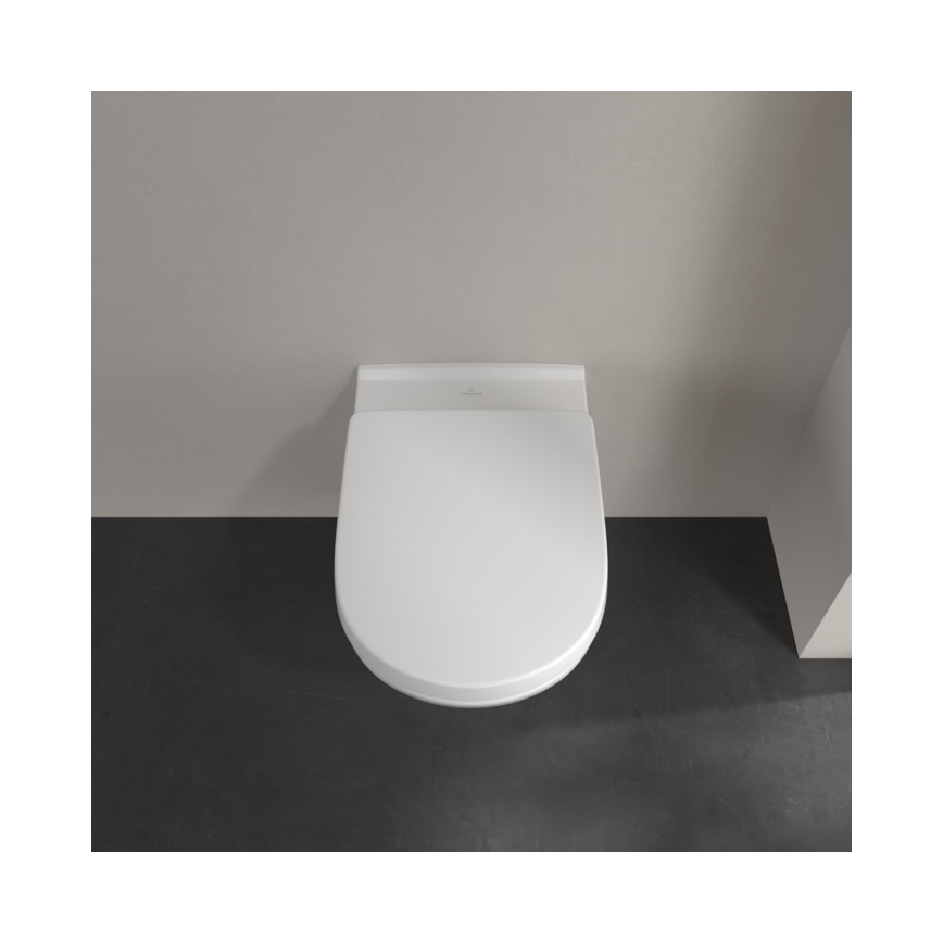 Villeroy & Boch 5660HR01 - Væghængt toilet med SoftClose-toiletsæde O.NOVO keramik/hvid