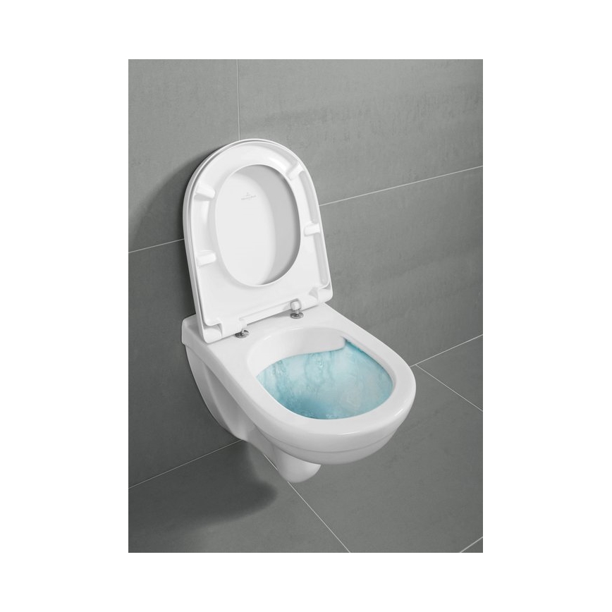 Villeroy & Boch 5660HR01 - Væghængt toilet med SoftClose-toiletsæde O.NOVO keramik/hvid