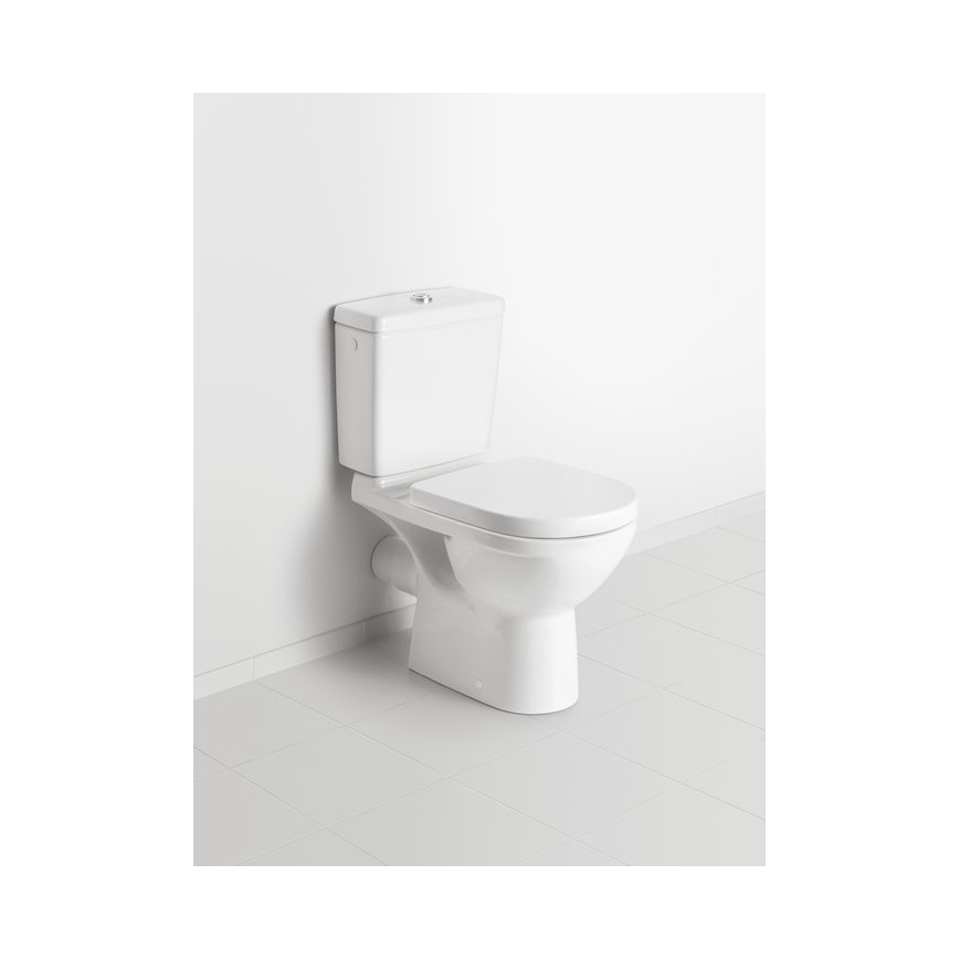 Villeroy & Boch 5661R001 - Kombineret toilet O.NOVO keramik/hvid