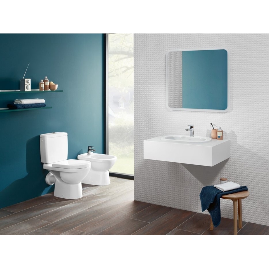 Villeroy & Boch 5661R001 - Kombineret toilet O.NOVO keramik/hvid
