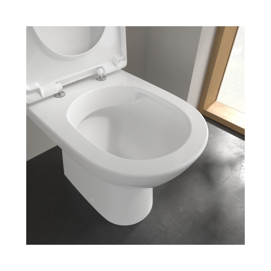 Villeroy & Boch 5661R001 - Kombineret toilet O.NOVO keramik/hvid