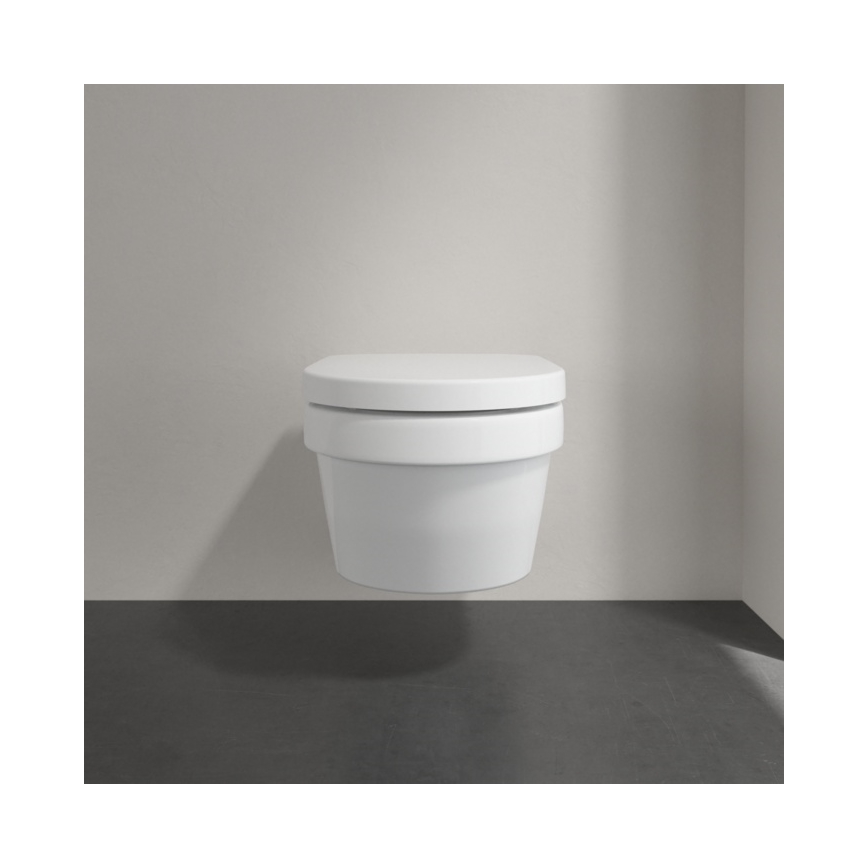 Villeroy & Boch 5684HRR1 - ARCHITECTURA væghængt toilet med SoftClose-sæde, keramik/hvid