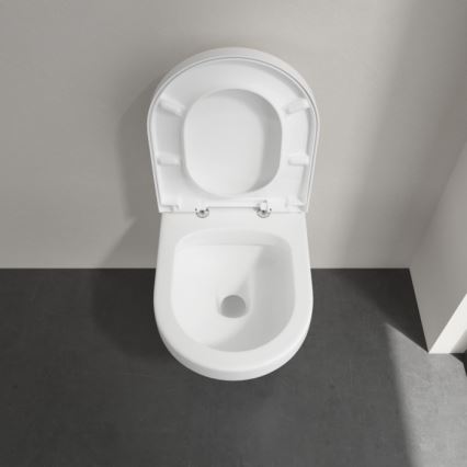 Villeroy & Boch 5684HRR1 - ARCHITECTURA væghængt toilet med SoftClose-sæde, keramik/hvid