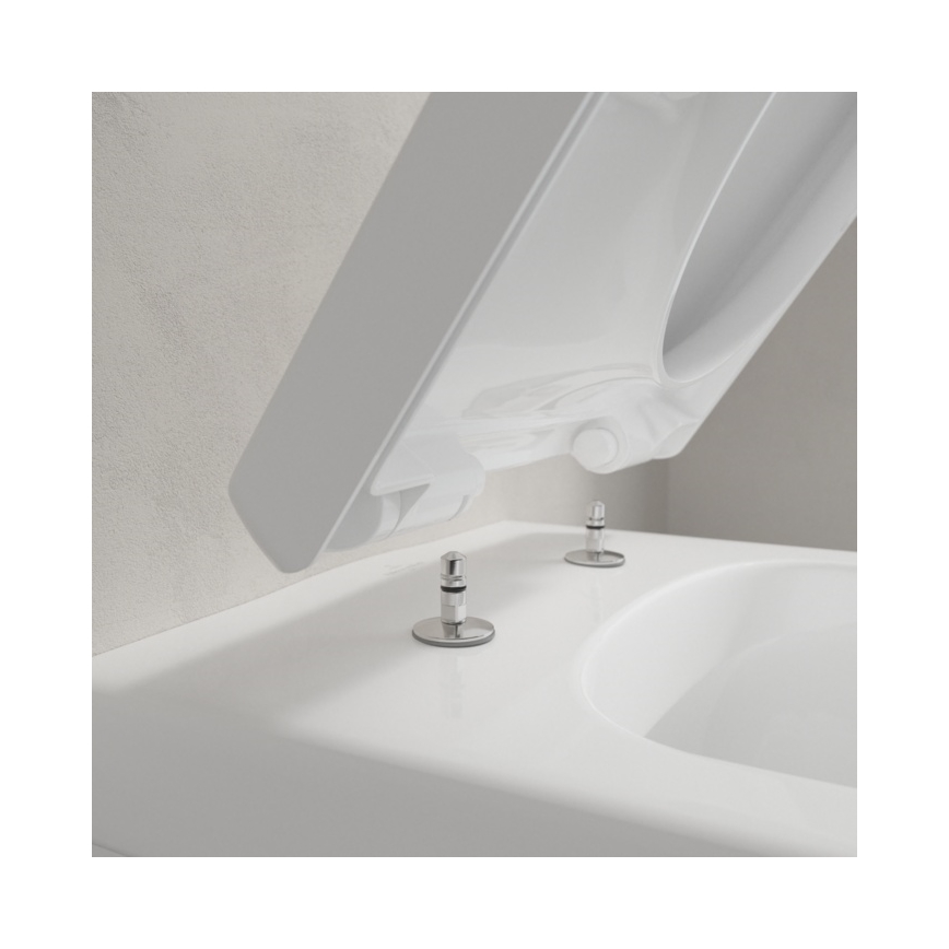 Villeroy & Boch 5684HRR1 - ARCHITECTURA væghængt toilet med SoftClose-sæde, keramik/hvid