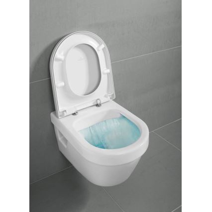 Villeroy & Boch 5684HRR1 - ARCHITECTURA væghængt toilet med SoftClose-sæde, keramik/hvid