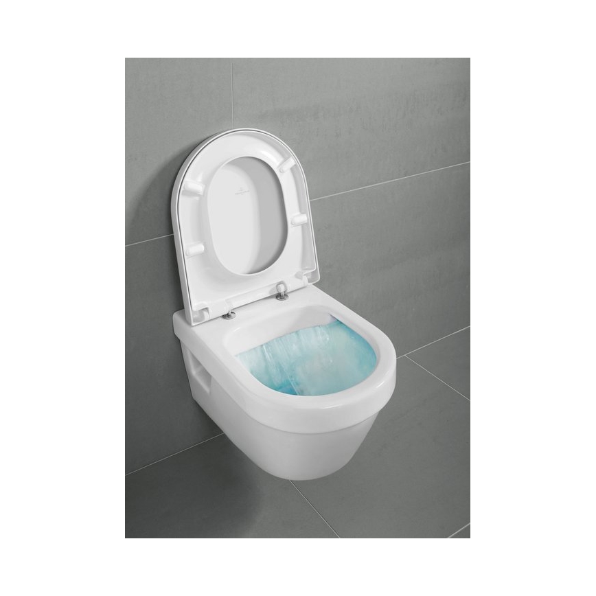 Villeroy & Boch 5684HRR1 - ARCHITECTURA væghængt toilet med SoftClose-sæde, keramik/hvid