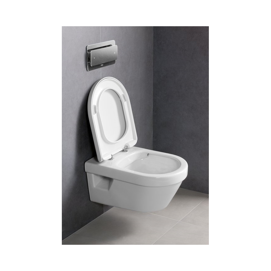 Villeroy & Boch 5684HRR1 - ARCHITECTURA væghængt toilet med SoftClose-sæde, keramik/hvid