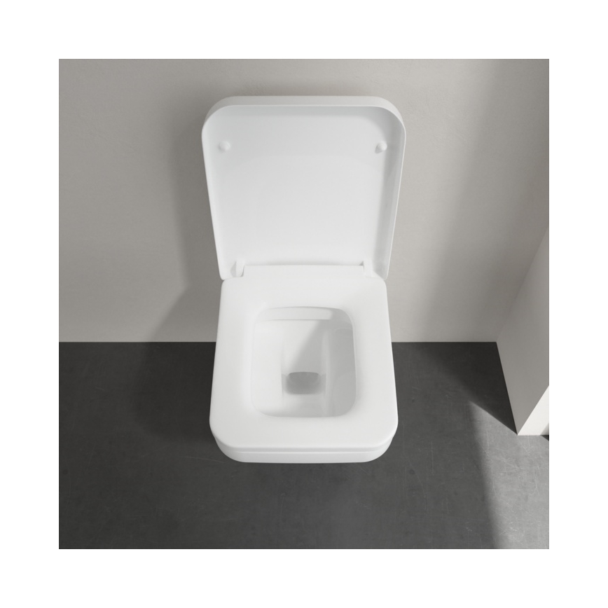 Villeroy & Boch 5685HR01 - Væghængt toilet med SoftClose-sæde ARCHITECTURA keramik/hvid