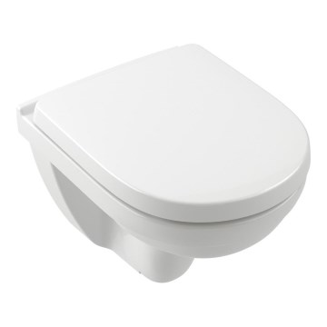 Villeroy & Boch 5688HR01 - Væghængt toilet med SoftClose-toiletsæde O.NOVO, keramik/hvid