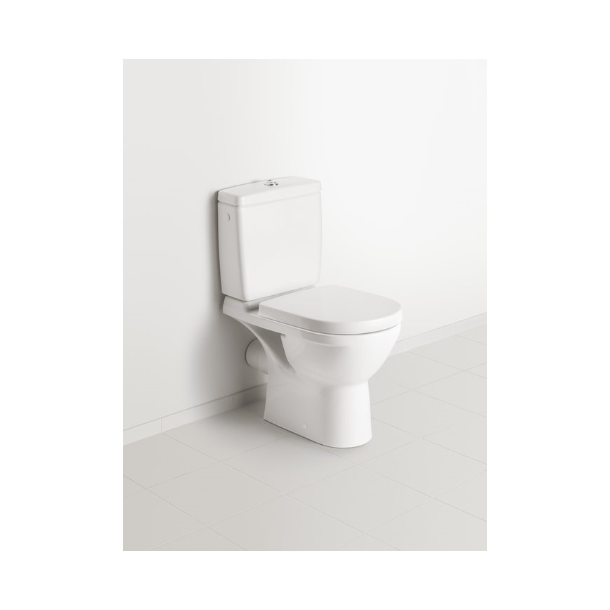 Villeroy & Boch 5788S101 - Kombi WC-cisterne O.NOVO, bag- eller sideindløb, hvid