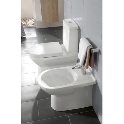 Villeroy & Boch 5788S101 - Kombi WC-cisterne O.NOVO, bag- eller sideindløb, hvid