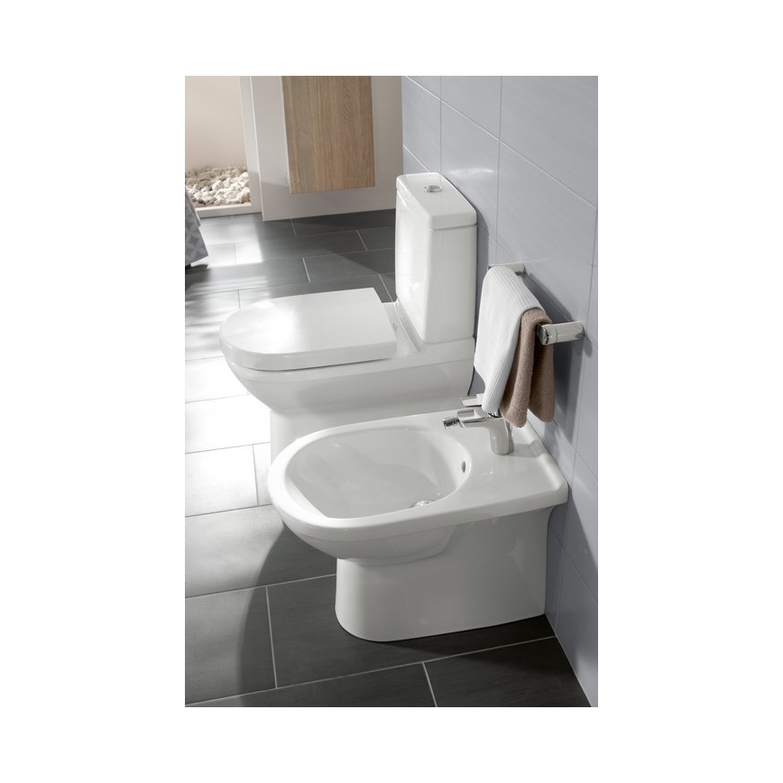 Villeroy & Boch 5788S101 - Kombi WC-cisterne O.NOVO, bag- eller sideindløb, hvid