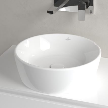 Villeroy & Boch 5A254501 - Håndvask til bordplade ARCHITECTURA Ø 45 cm keramik/hvid