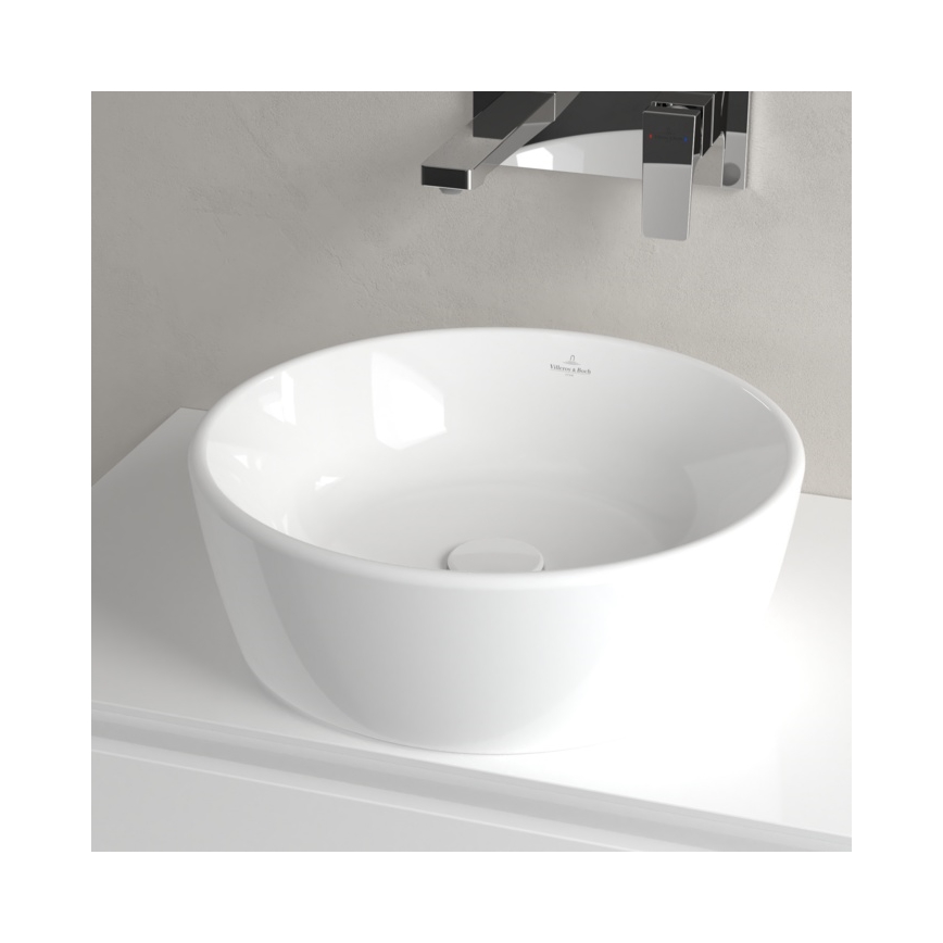 Villeroy & Boch 5A254501 - Håndvask til bordplade ARCHITECTURA Ø 45 cm keramik/hvid