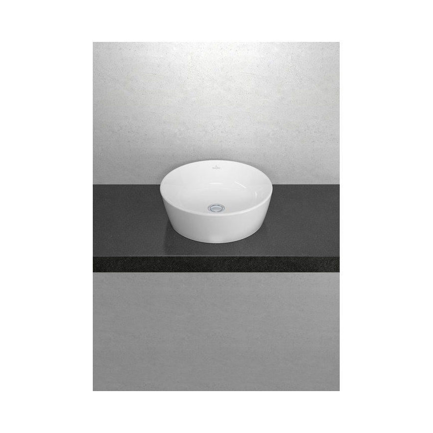 Villeroy & Boch 5A254501 - Håndvask til bordplade ARCHITECTURA Ø 45 cm keramik/hvid