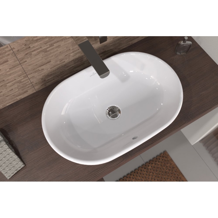 Villeroy & Boch 5A266001 - Håndvask til bordplade ARCHITECTURA 60 x 40 cm, keramik/hvid