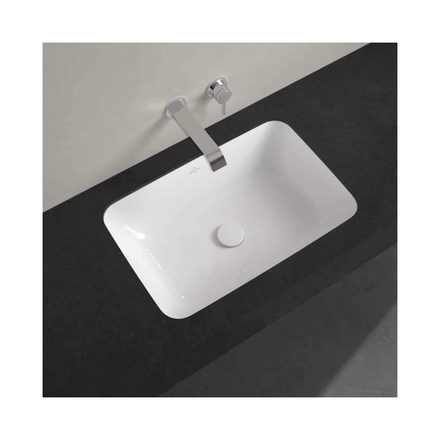 Villeroy & Boch 5A776101 - Nedsænket håndvask ARCHITECTURA 57x37 cm keramik/hvid