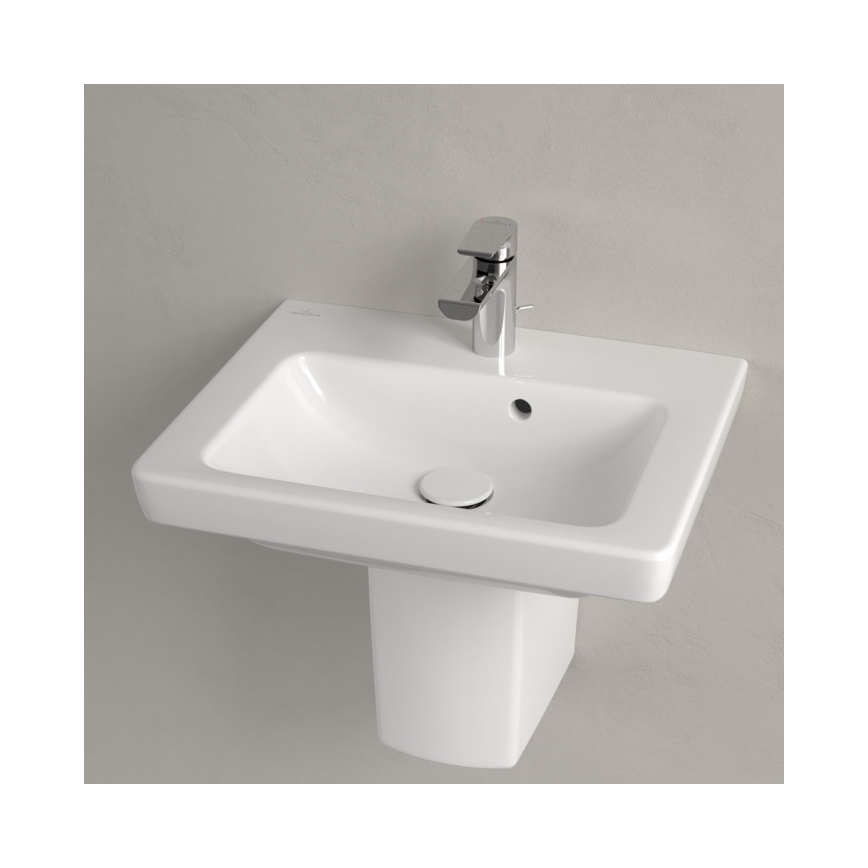 Villeroy & Boch 73155001 - Vægmonteret håndvask SUBWAY 2.0 50x40 cm keramik/hvid