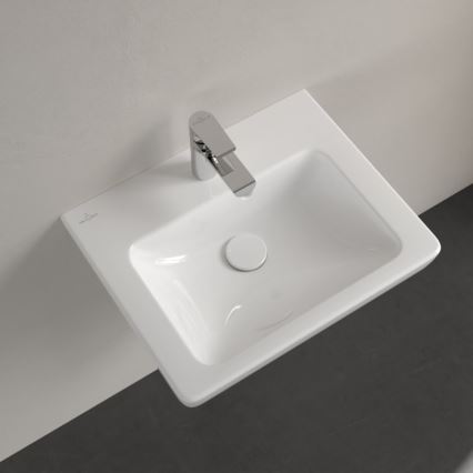 Villeroy & Boch 73155001 - Vægmonteret håndvask SUBWAY 2.0 50x40 cm keramik/hvid