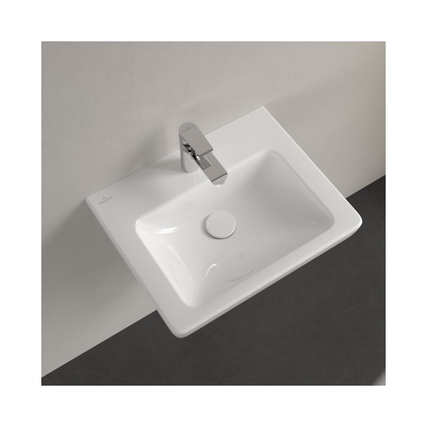 Villeroy & Boch 73155001 - Vægmonteret håndvask SUBWAY 2.0 50x40 cm keramik/hvid