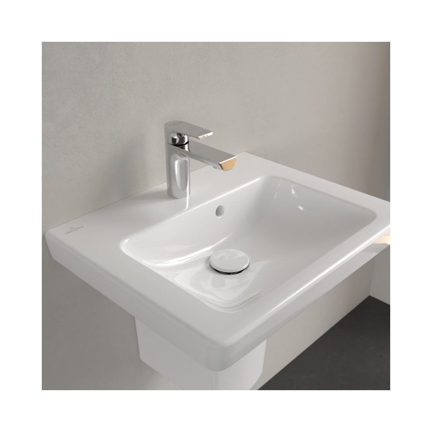 Villeroy & Boch 73155001 - Vægmonteret håndvask SUBWAY 2.0 50x40 cm keramik/hvid