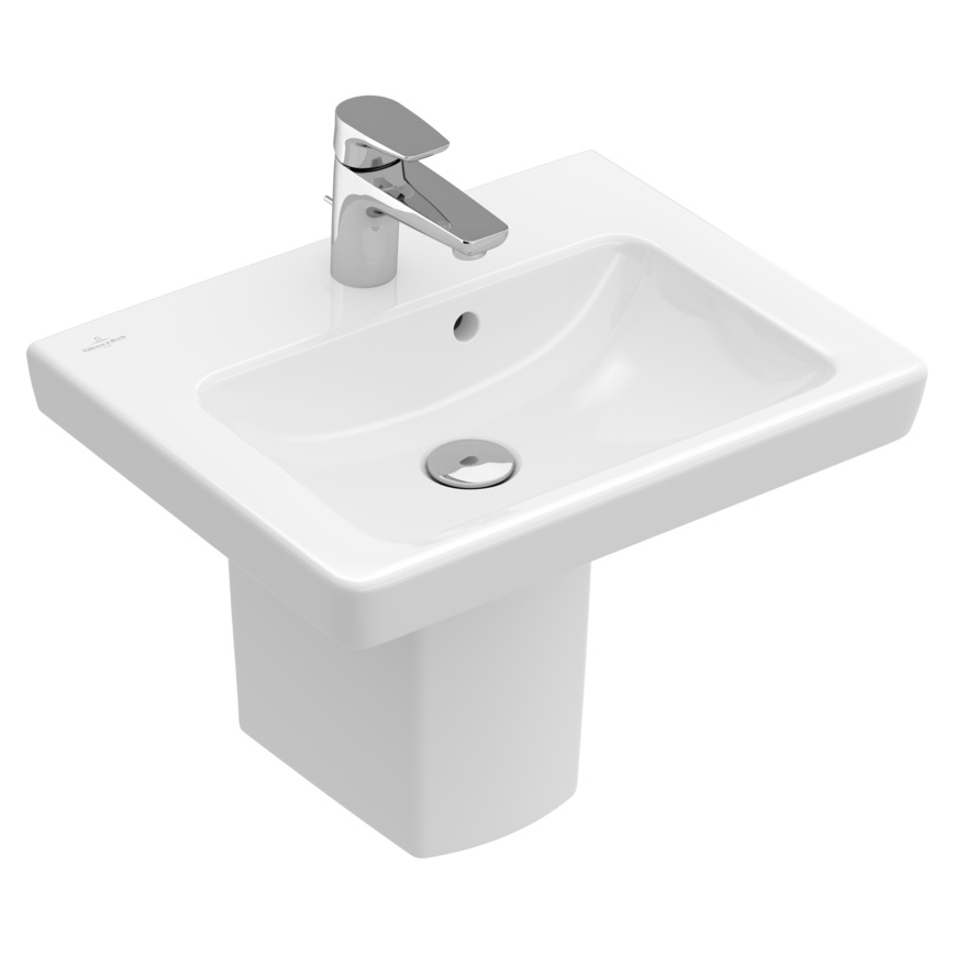 Villeroy & Boch 73155001 - Vægmonteret håndvask SUBWAY 2.0 50x40 cm keramik/hvid
