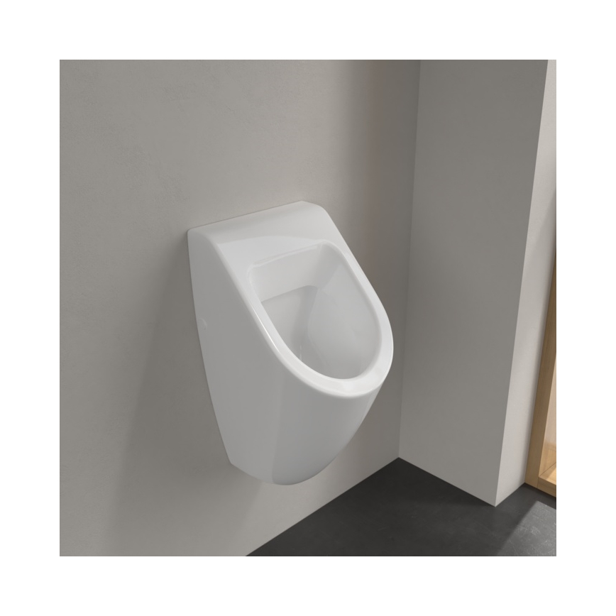 Villeroy & Boch 75130001 - Urinal SUBWAY, bagudafløb, keramik/hvid