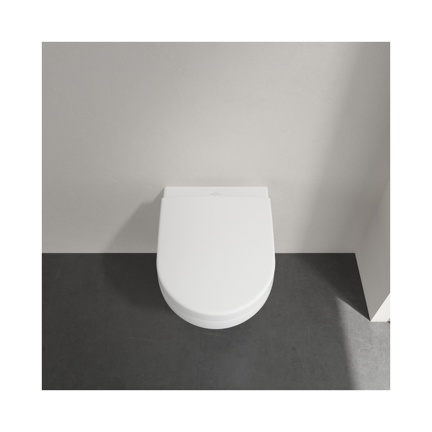 Villeroy & Boch 8M42S101 - Toiletsæde SoftClose SUBWAY 3.0 hvid