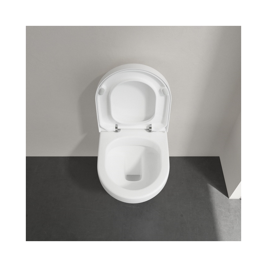 Villeroy & Boch 8M42S101 - Toiletsæde SoftClose SUBWAY 3.0 hvid