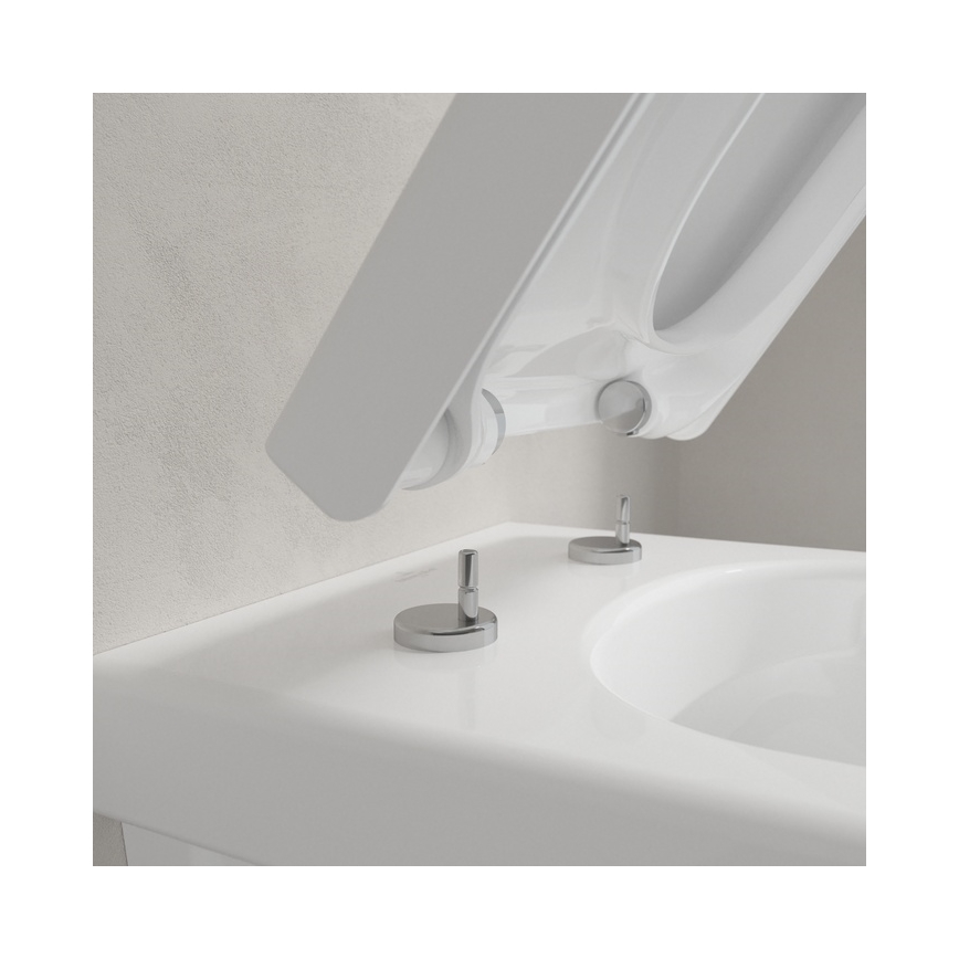 Villeroy & Boch 8M42S101 - Toiletsæde SoftClose SUBWAY 3.0 hvid