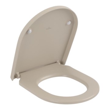 Villeroy & Boch 8M42S1AM - Toiletsæde SoftClose SUBWAY 3.0 beige