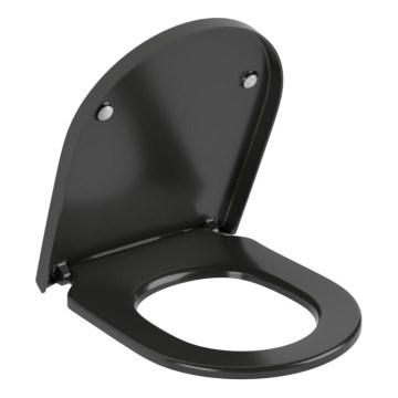 Villeroy & Boch 8M42S1R7 - Toiletsæde SoftClose SUBWAY sort