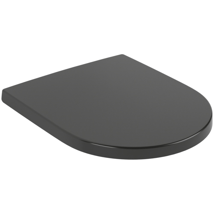 Villeroy & Boch 8M42S1R7 - Toiletsæde SoftClose SUBWAY sort
