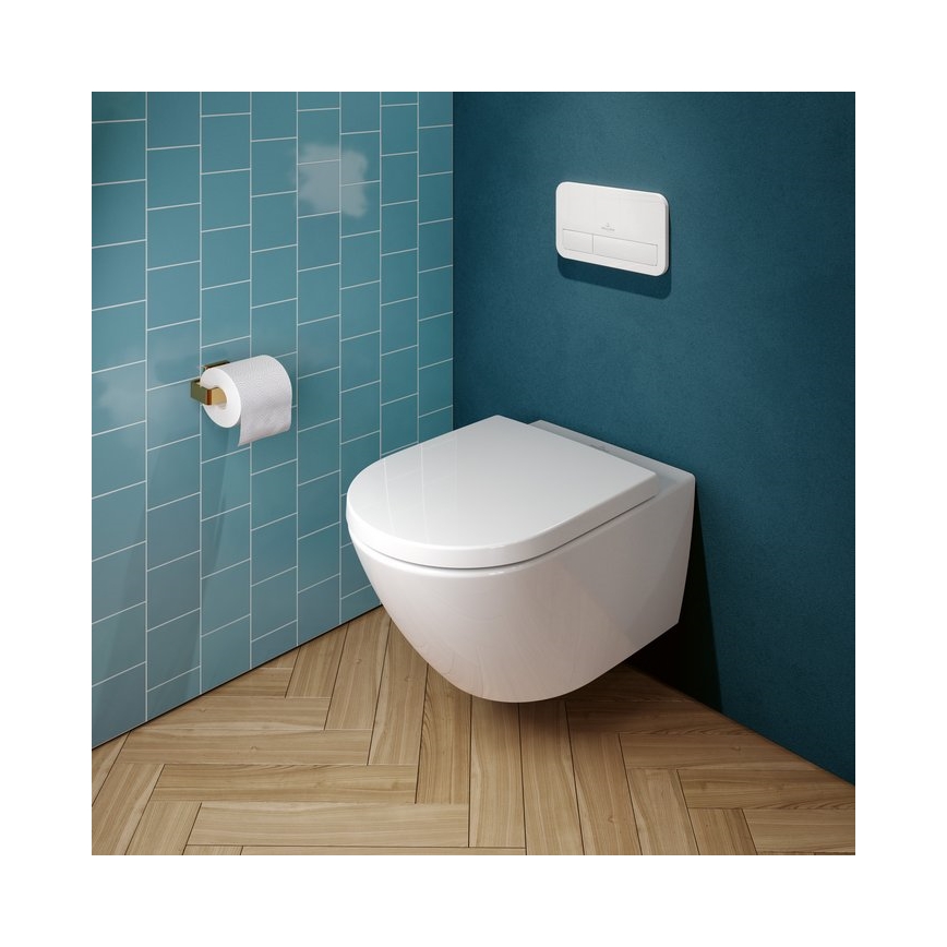 Villeroy & Boch 8M42S1T1 - Toiletsæde SoftClose SUBWAY 3.0 hvid