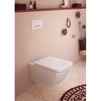 Villeroy & Boch 92216168 - Skylleknap VICONNECT hvid/blank krom
