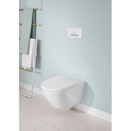 Villeroy & Boch 92216168 - Skylleknap VICONNECT hvid/blank krom