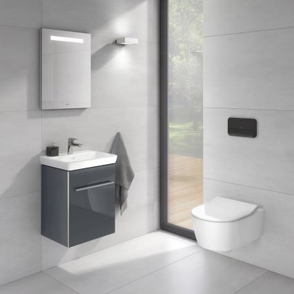 Villeroy & Boch 922400RB - VICONNECT skylleknap, højglans sort
